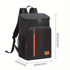 Outdoor Canvas Backpack: Large Capacity Insulated & Easy Clean