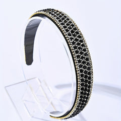 Rhinestone Headband Glitter Wide Headdress Hair Accessories