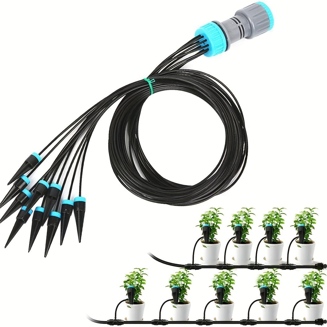 Automatic Indoor Drip Irrigation System with 10 Heads