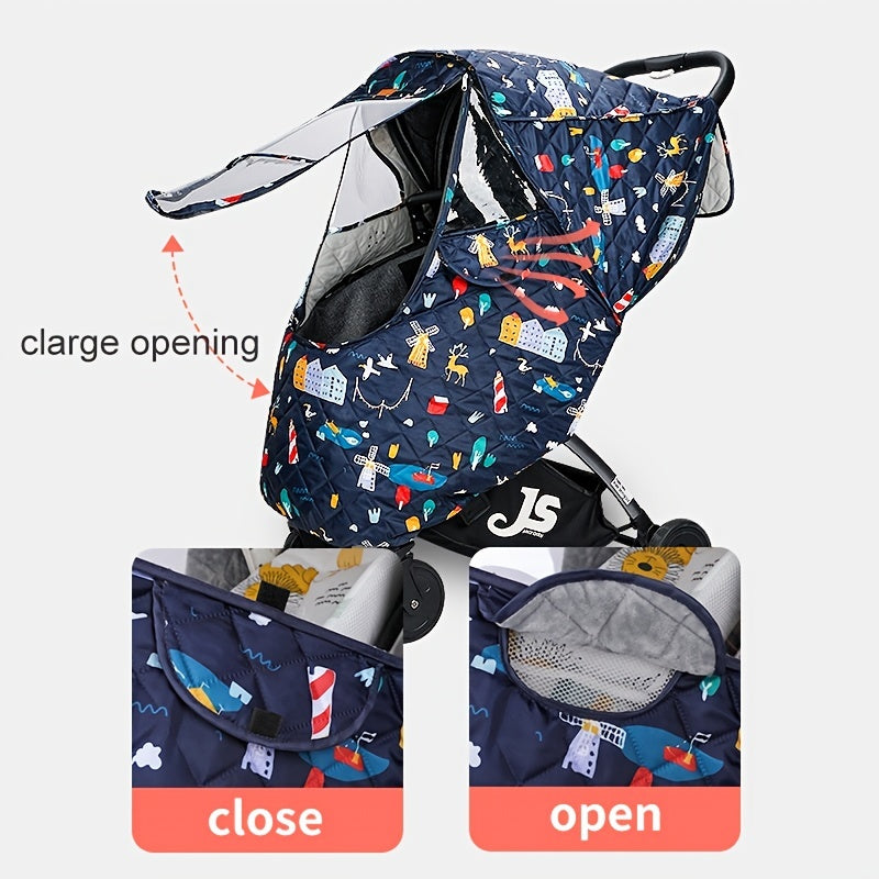 Baby Stroller Rain Cover - Comfortable and Durable Protection
