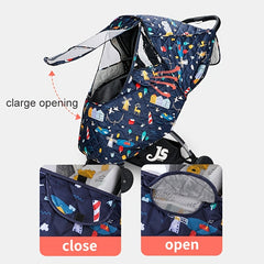 Baby Stroller Rain Cover - Comfortable and Durable Protection