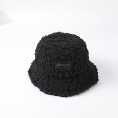 Winter Hairy Bucket Hat for Women - Outdoor Casual Style