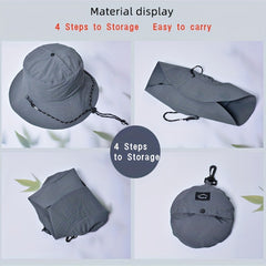 Summer Waterproof Sunscreen Fisherman Hat For Men And Women