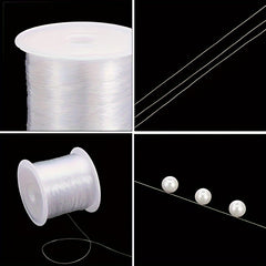 0.3mm 30m Plastic Nylon Line Transparent Fishing Line DIY Beading Jewelry Making