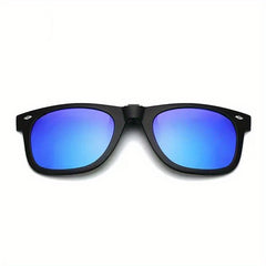 Men's Pink Polarized Clip On Sunglasses Anti Glare Driving Glasses