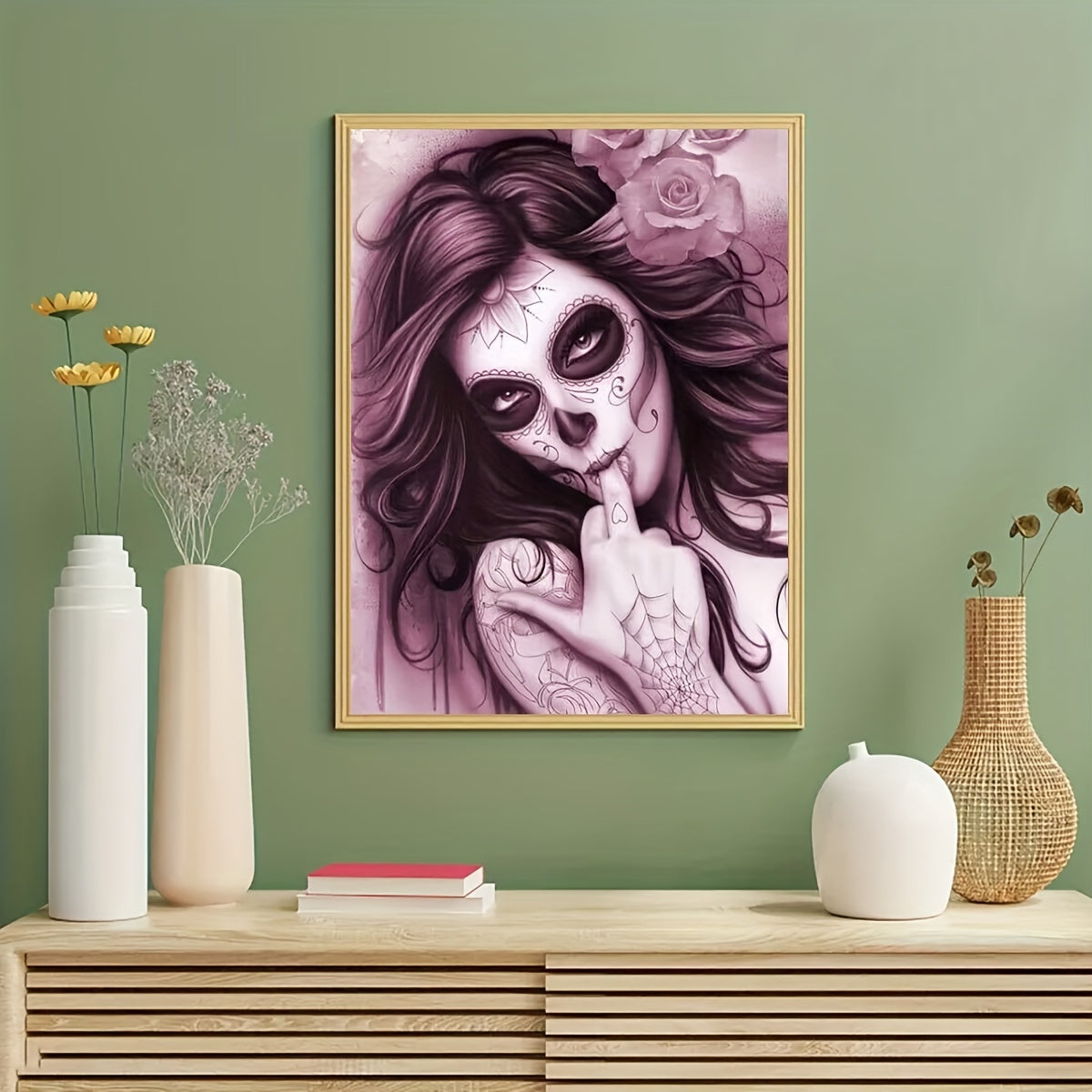 DIY Halloween Ladies Diamond Painting - Home Decoration Art Gift