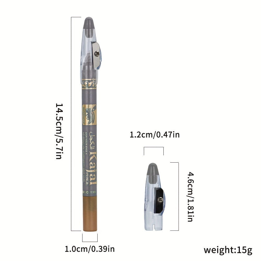 Waterproof Gunmetal Gray Eyeshadow Stick Creamy Metallic Shadow