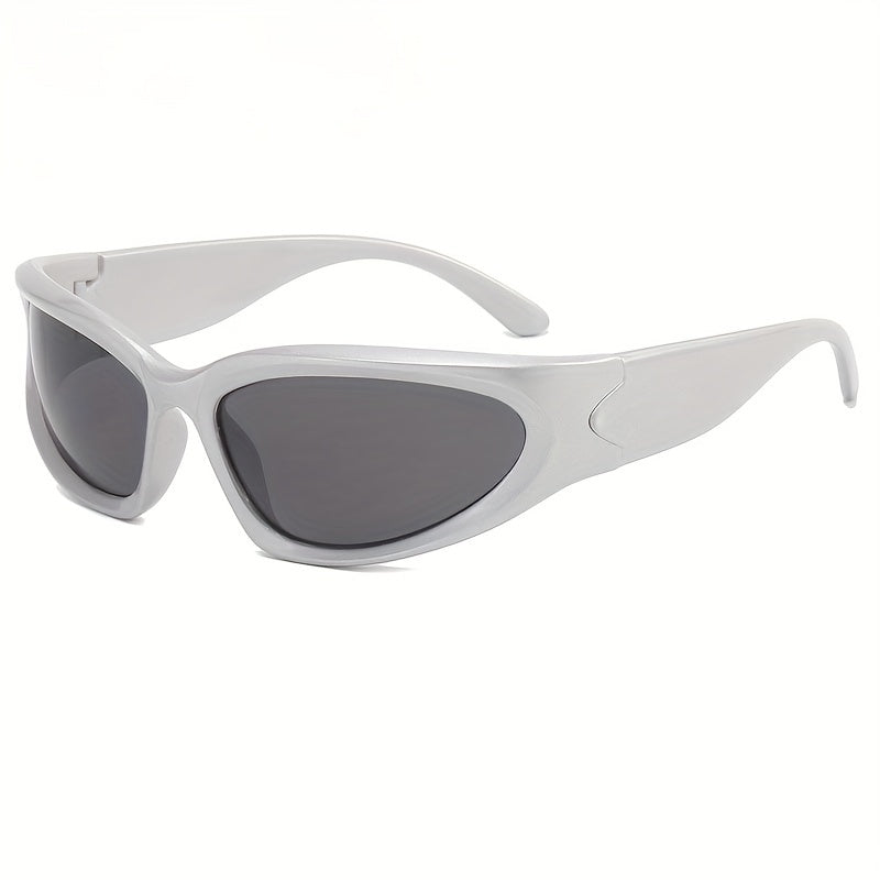 Men's Cycling Polarized Sunglasses Punk Style Small Frame Shades