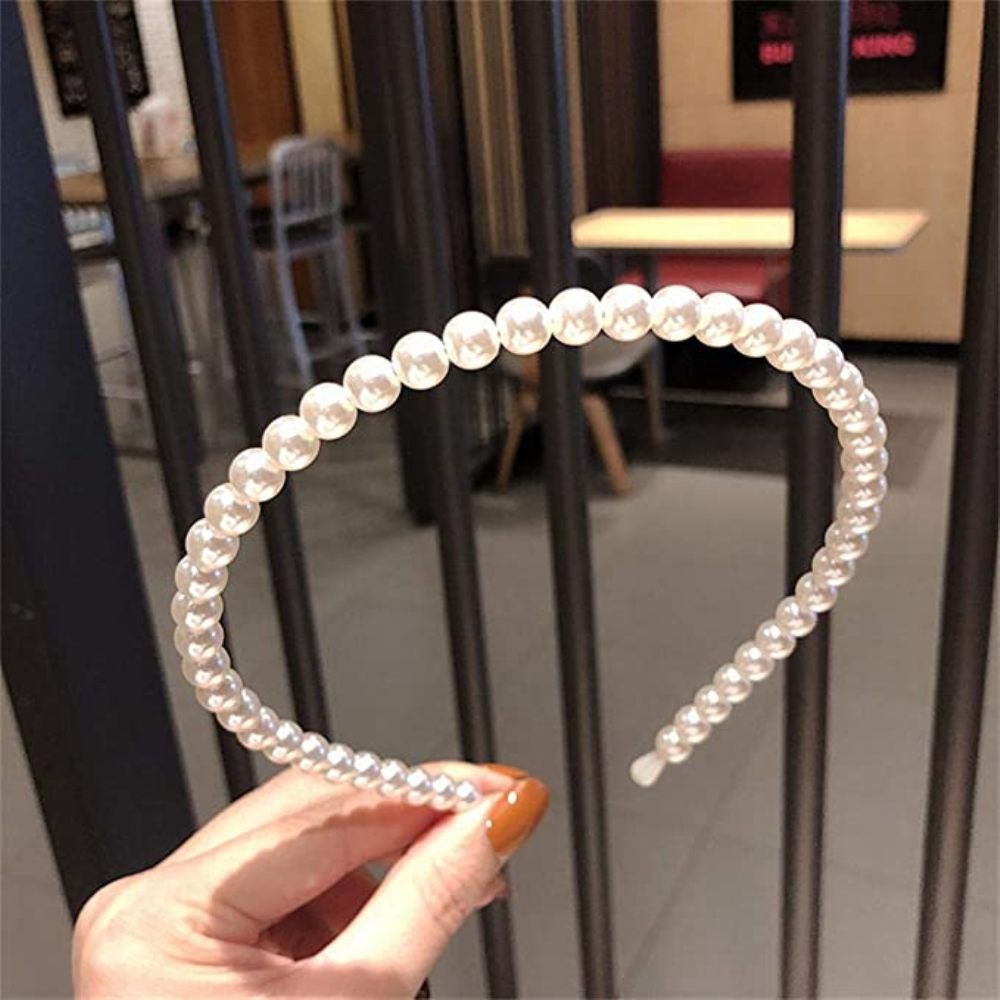 Faux Pearl Hairbands Bridal Hair Hoop Wedding Hair Accessories