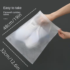 10pcs Nonwoven Dustproof Drawstring Shoe Bags