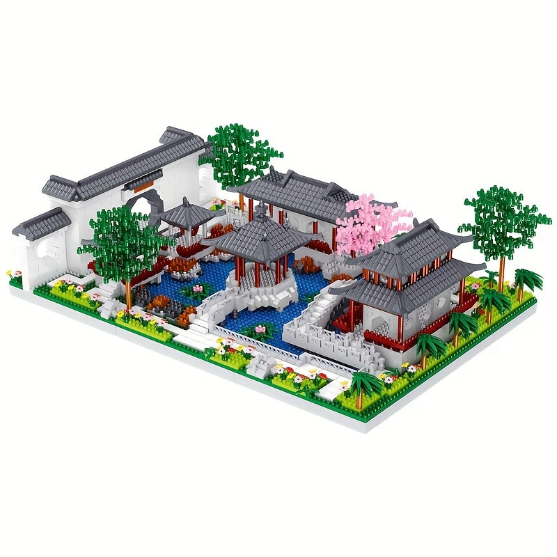 Building Block Toys DIY Suzhou Garden Assembly Model