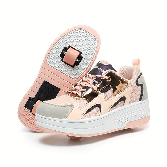 Women's Heel Roller Skate Sneakers with Wheels