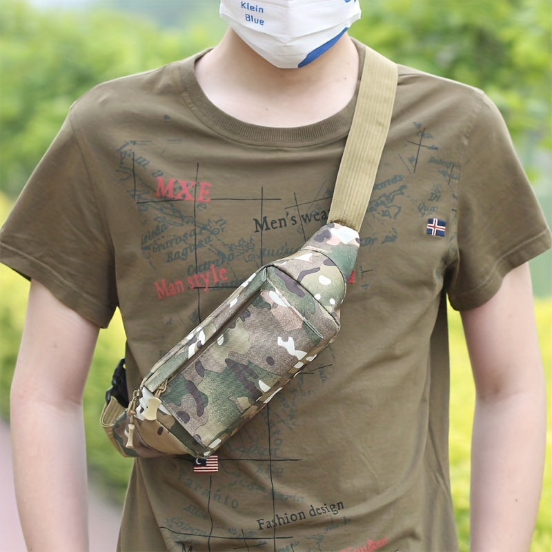 Men's Waist Bag Mobile Phone Bag Outdoor Camouflage Shoulder Cross Bag