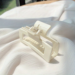Acrylic Hair Claw Rectangular Style Solid Shark Claw for Thick Hair