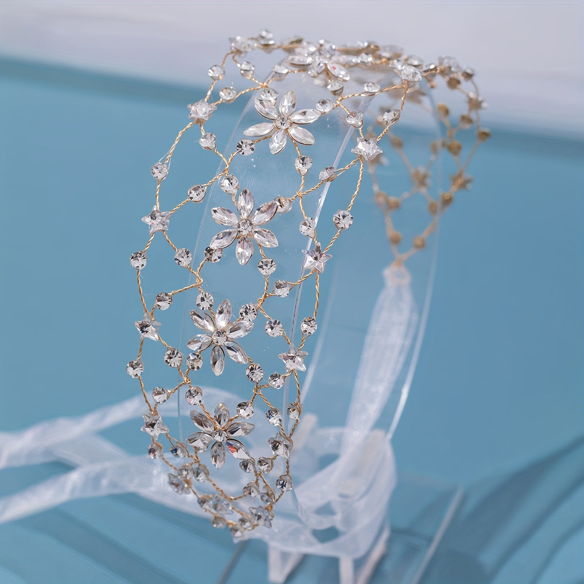 Kids Rhinestone Hair Accessory for Party Dress