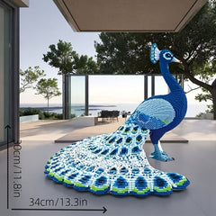 6518pcs Peacock Building Blocks 3D Ornaments Unzip Toy Interior Decoration