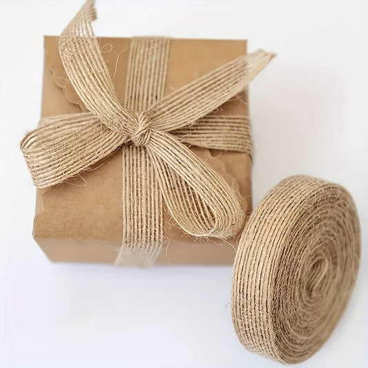 Christmas Tree Gift Wrapping Burlap Ribbon 10 Meters Long