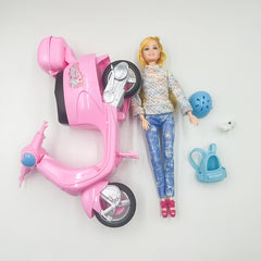 Fashionable Doll Motorcycle Playset