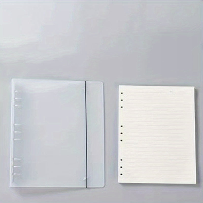 PP Frosted Translucent Binder A5 B5 A6 6-Hole Loose Leaf Book Case