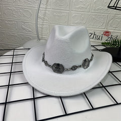 Oval Pendant Decoration Cowboy Hat Sun Hat For Men And Women