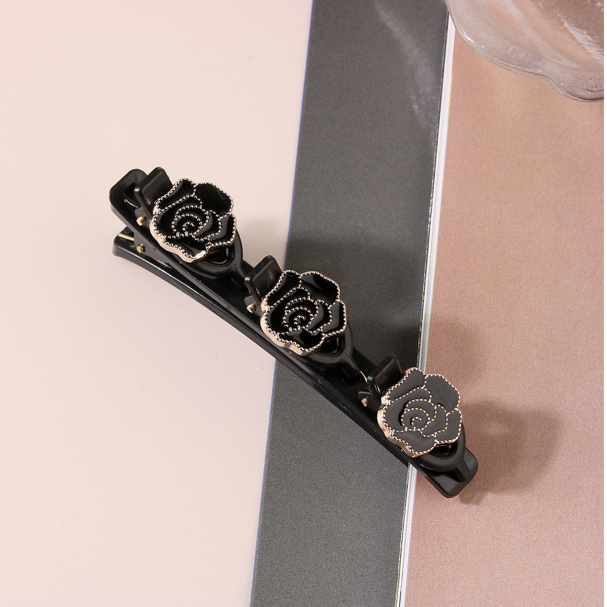 Braided Hair Clips Faux Pearl Hairpin Vintage Hair Accessories