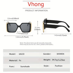 Square Sunglasses UV400 Sun Shades Glasses For Driving Vacation Travel