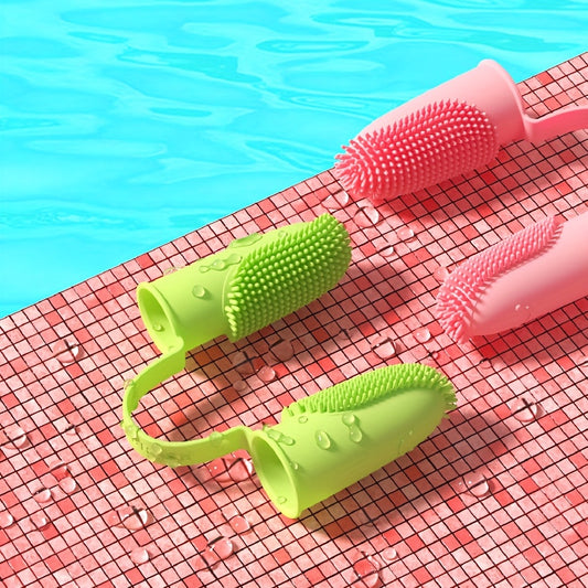 2-in-1 Pet Toothbrush for Dogs and Cats Teeth Cleaning