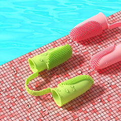 2-in-1 Pet Toothbrush for Dogs and Cats Teeth Cleaning