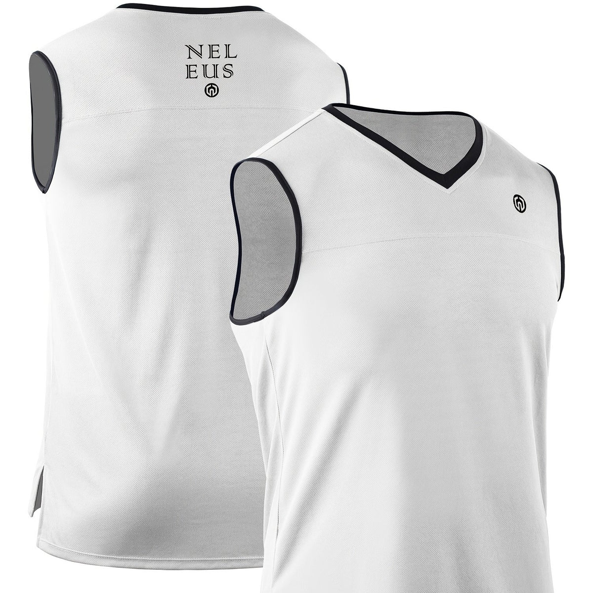 Men's Sleeveless V Neck Sports Vest Quick Dry Sweat Absorbing Tank