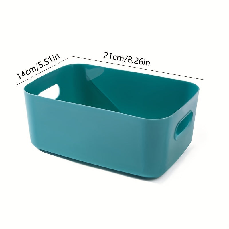 4pcs Plastic Storage Bins for Home Living Room Bathroom