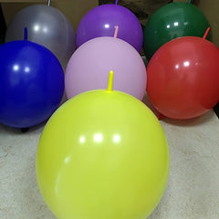 100 Multicolor Needle Tail Gas Ball Rainbow Link Balloon