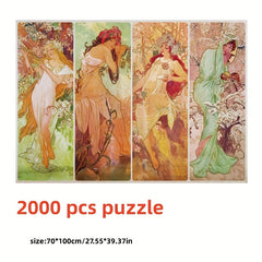 2000pcs Jigsaw Puzzles Home Wall Decoration Challenging Game Educational Toys