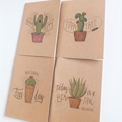 Pack of 10 Mini Pocket Notebooks with Animal Patterns Grid Paper Notepad