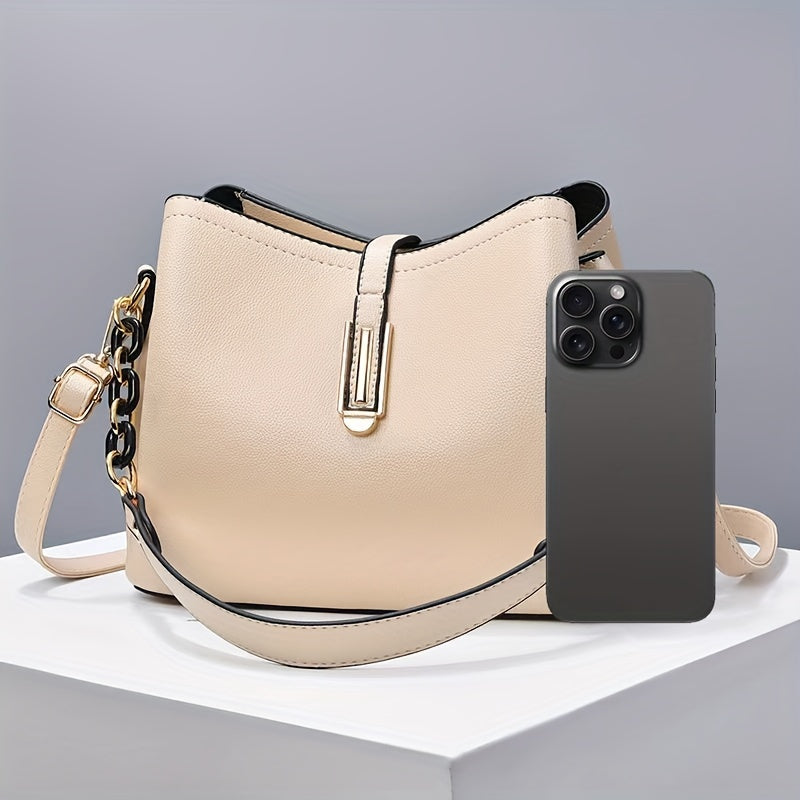 Stylish Crossbody Bag with Chain Strap for Women