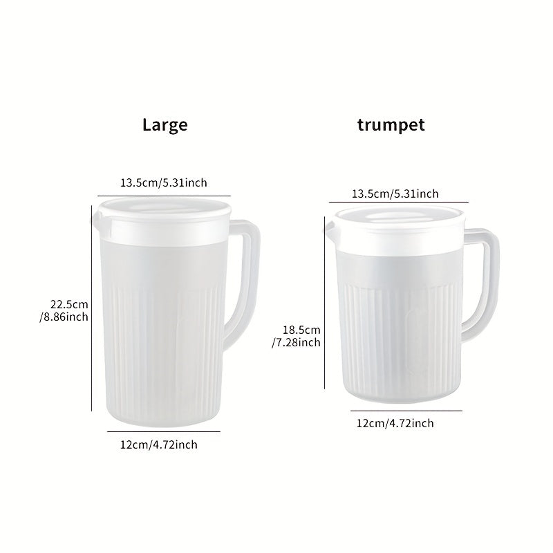 High Temp Resistant Water Jug with Lid  for Summer Drinks