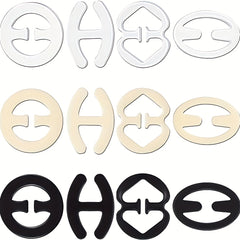 12pcs Invisible Bra Strap Clips Non-slip Buckles for Braless Look