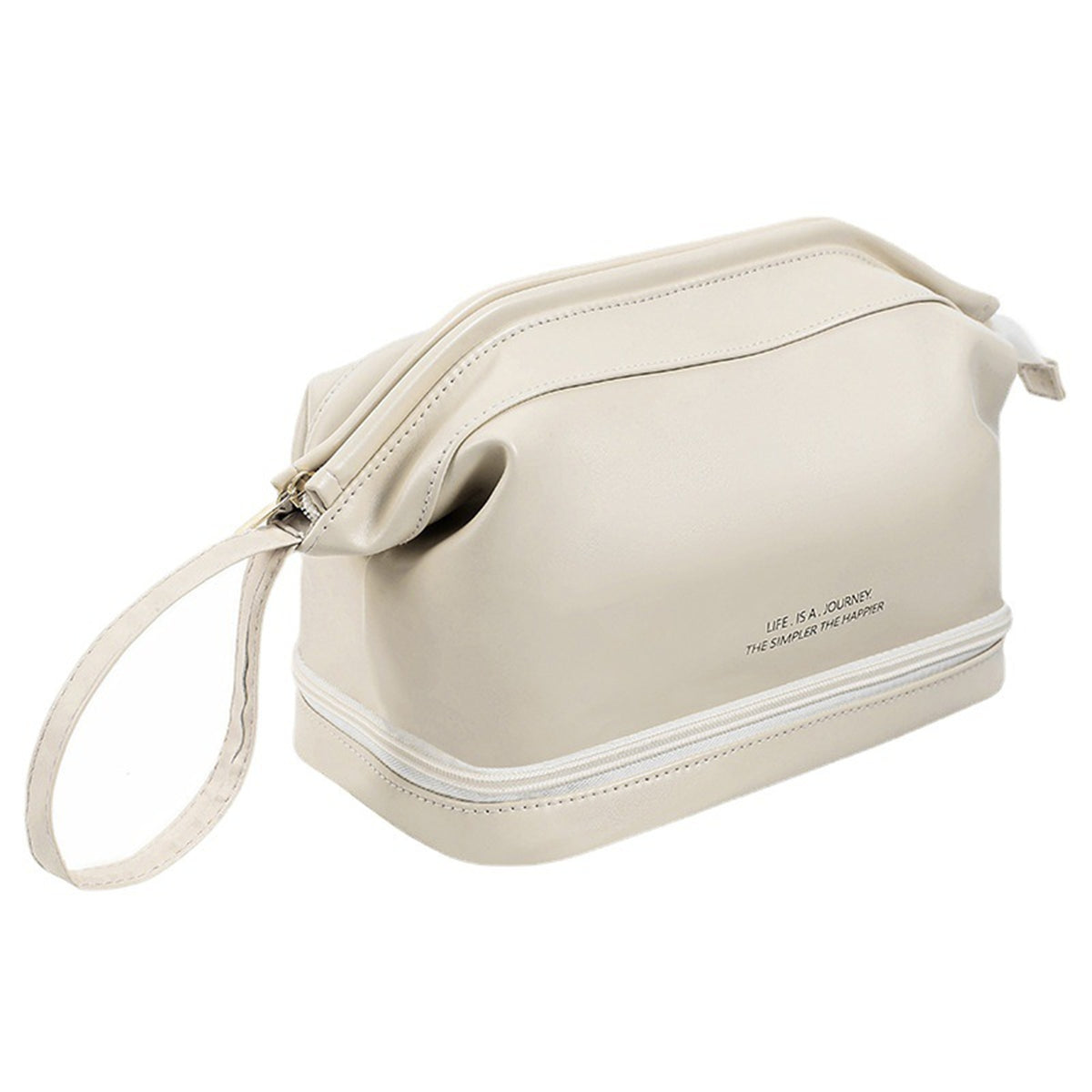 Portable Double Layer Makeup Bag for Women & Girls Travel