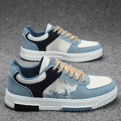 Casual Men's Lace Up Sneakers for Daily Wear