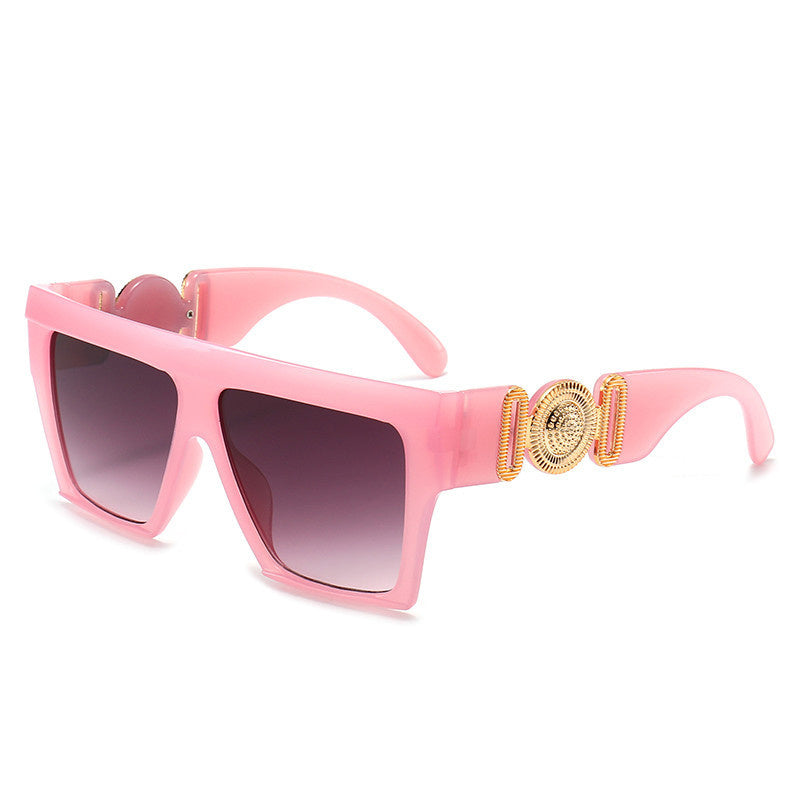 Y2K Square Sunglasses Candy Oversized Frame Eyewear