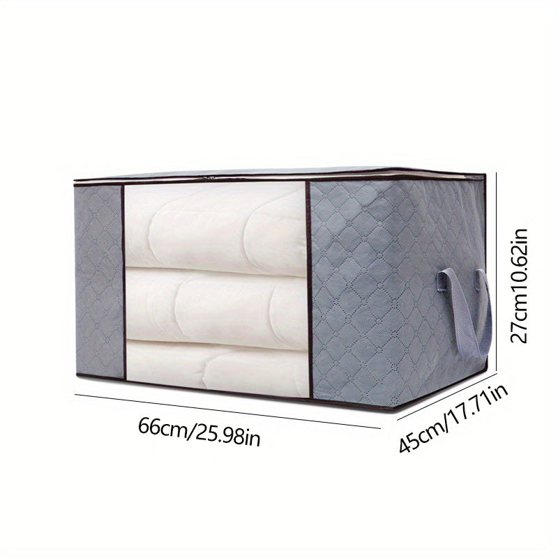 Large Capacity Zipper Storage Bag Clothes Quilt Storage Bag