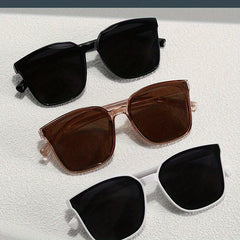 Square Sunglasses UV400 Sun Shades Glasses for Women Men