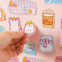 2pcs Cartoon Pet Sticky Notes Student Stationery Note Paper
