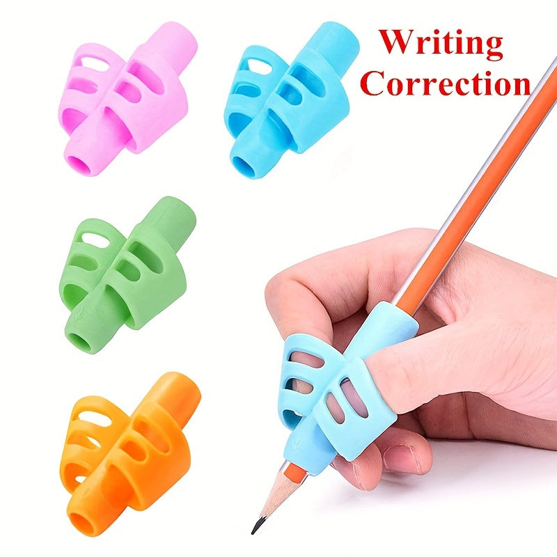 2 Pcs Two Finger Grip Silicone Baby Writing Tool
