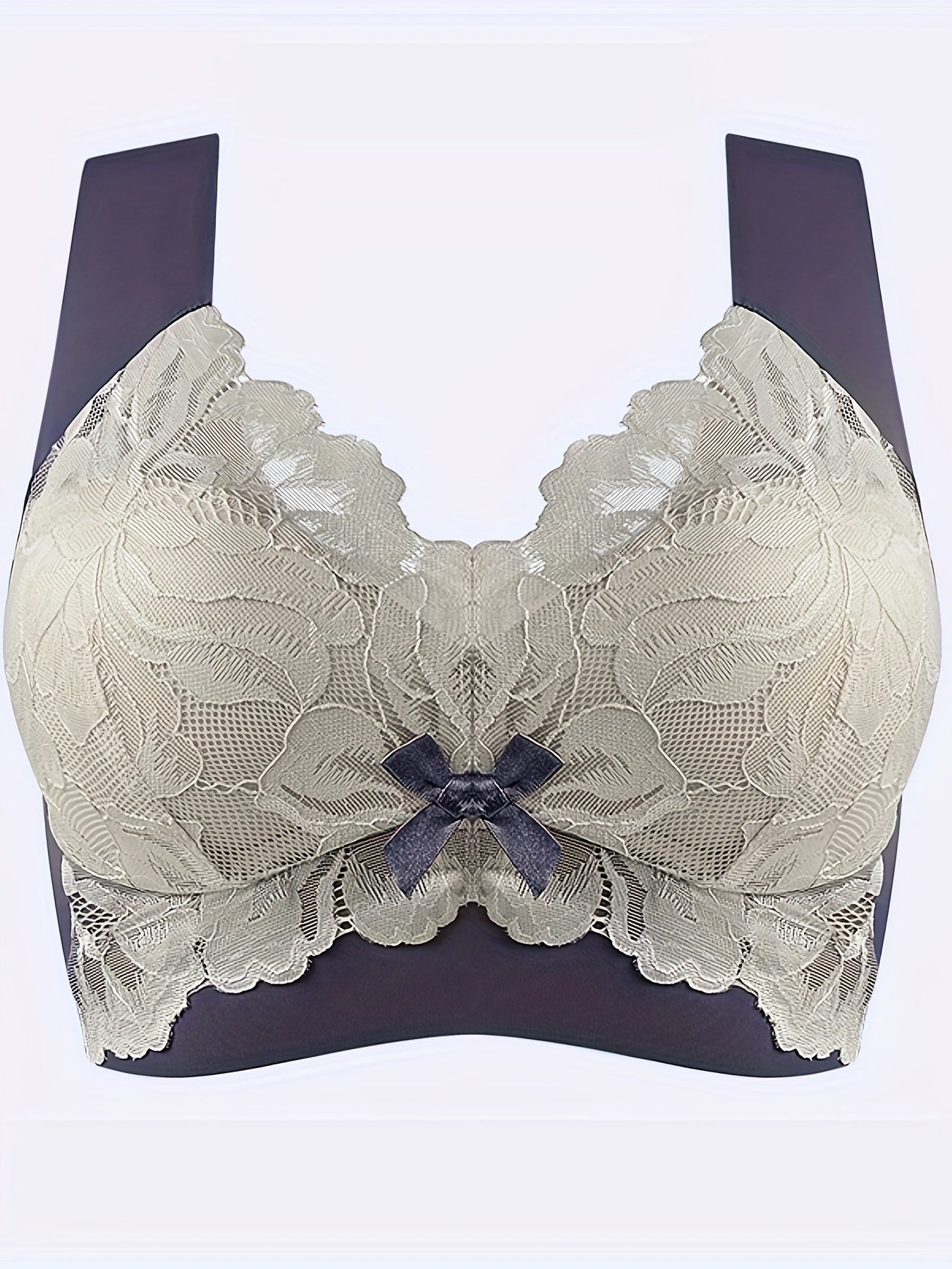Floral Lace Wireless Bra Stretchy Intimates Lingerie