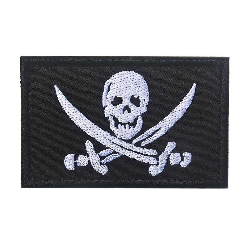 Pirate Military Morale Patch - Halloween & Of The Dead Decor