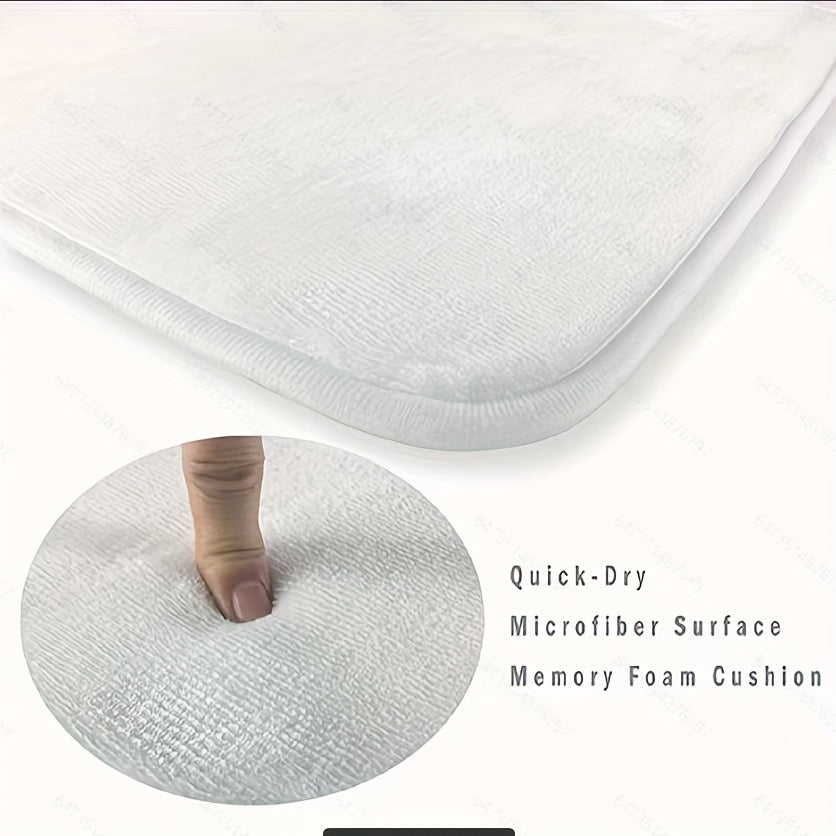 Bohemian Printed Flannel Floor Foam Mat, Non-slip, Machine Washable