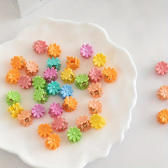 Colorful Flower Hair Claw Sweet Hair Clips Dance Accessories