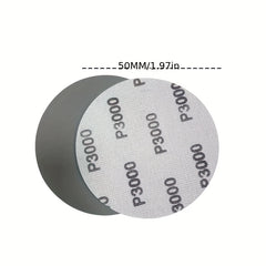 60pcs 5.08cm Wet Dry Sanding Disc - 2000-10000 Grit Grinding Wheel