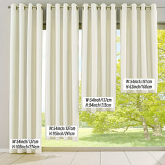 Lightweight Voile Sheer Curtains Grommet Top Light Filtering Curtains
