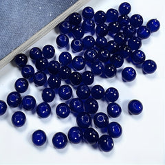 50PCS 0.32inch Natural Stone Glass Round Bead Spacer Beads